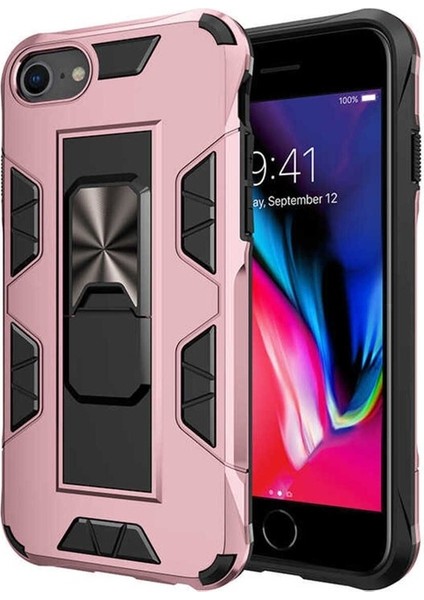 Apple iPhone Se 2020 Uyumlu Kılıf Volve Kapak, Rose Gold