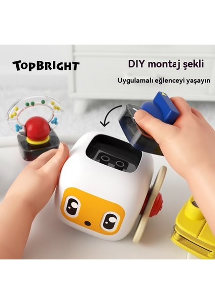 Ermon'un Erken Eğitim Meşgul Kurulu, Iyi Motor Eğitim Öğretmen Yardımcıları 2 Yaşındaki Hayat Bilgi Bulmacası Oyuncaklarını Açar. (Yurt Dışından)