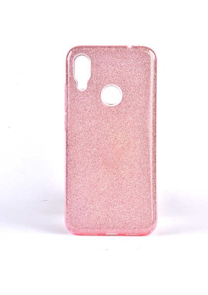 Xiaomi Redmi Note 7 Uyumlu Kılıf Shining Silikon, Pembe