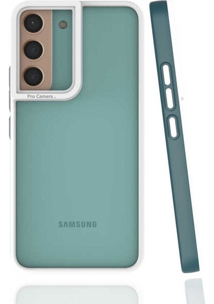 Samsung Galaxy S22 Uyumlu Kılıf Mima Kapak, Koyu Yeşil