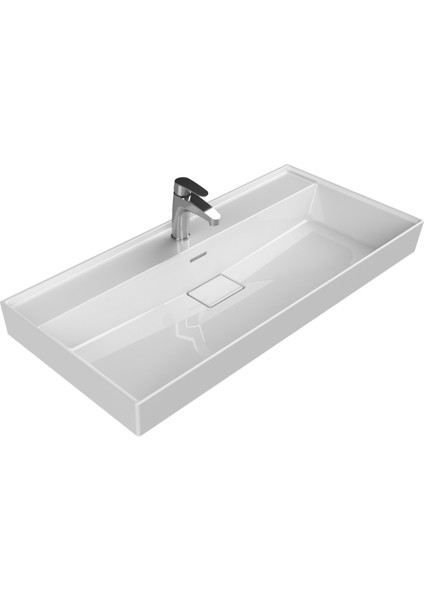 Sharp Etajerli Lavabo 100 x 48 cm