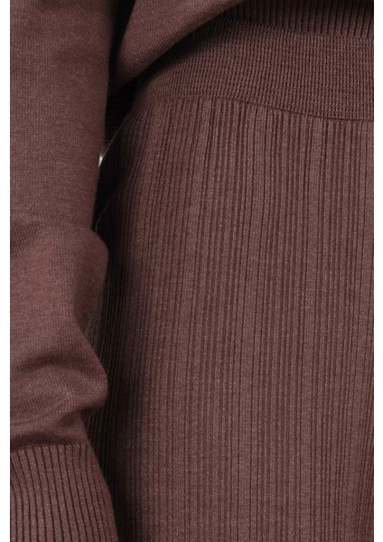 Fitilli Triko Pantolon Kahve fırsatları