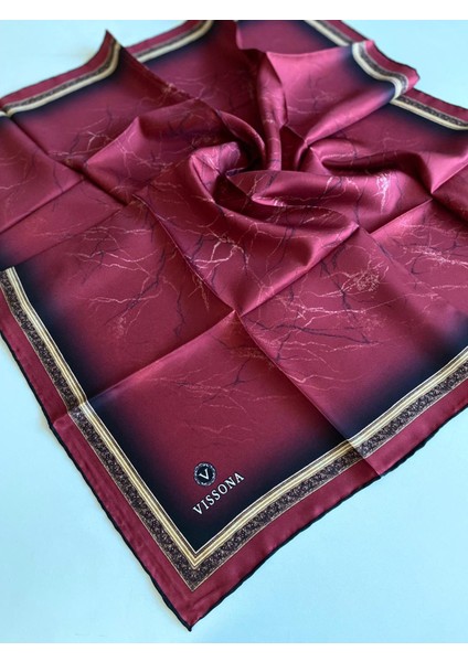 Tivil İpek Eşarp 60307 - 0018 Bordo Karışık Desen fiyatları