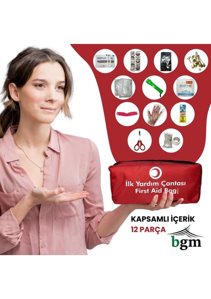 Ilk Yardım Çantası Acil Müdahale Kiti Temel Malzemeler