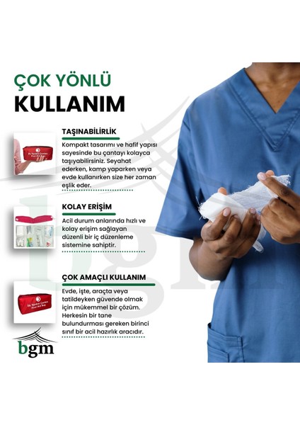 Ilk Yardım Çantası Acil Müdahale Kiti Temel Malzemeler fırsatları