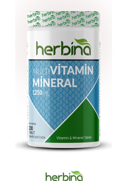 Multivitamin Mineral 200 Tablet