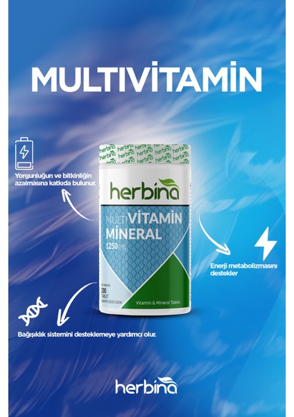 Multivitamin Mineral 200 Tablet modelleri