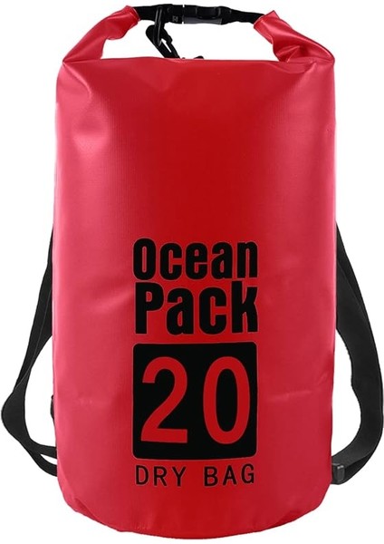 Boards Ocean Pack Kırmızı 20 L Su Geçirmez Yüzen Çanta