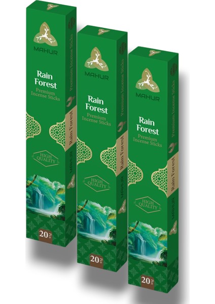 Az Öde, Çok Al, Mahur Yağmur Ormanı (Rain Forest) Kokulu Çubuk Tütsü.