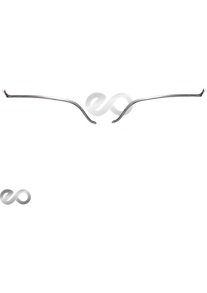 Renault Clio 4 Krom Ön Panjur Çıtası U Formlu 2 Parça 2012-2016 Paslanmaz Çelik fiyatları