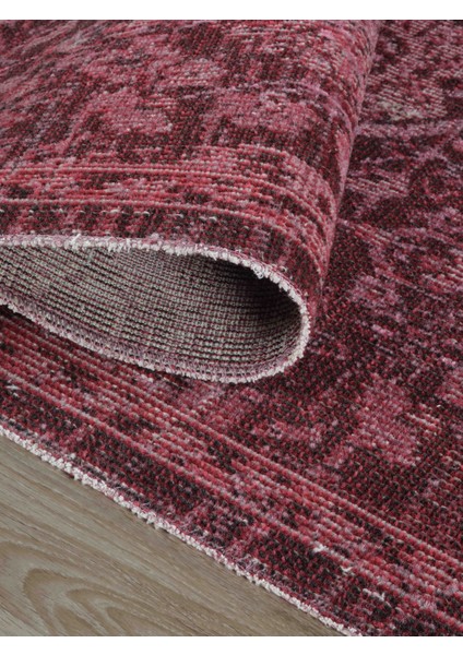 Antik 1116 Klasik Vintage Salon Halısı Bordo Retro Mutfak Halısı Tozumaz İnce Makine Halısı 160x230 fiyatları