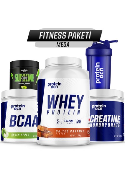 Fıtness Paketi Mega - Salted Caramel Yeşil Elma