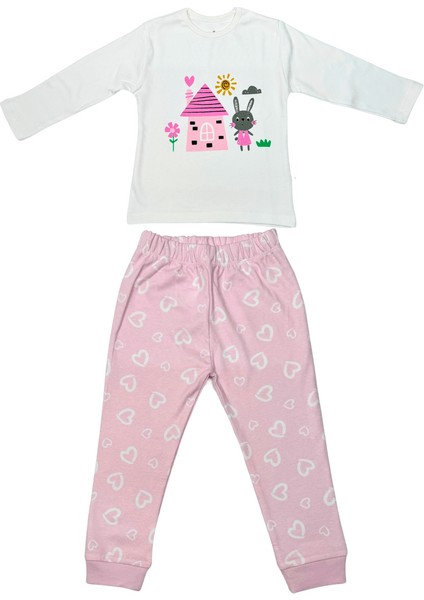 Çocuk Pijama 1-5 Yaş Tavşan Desen