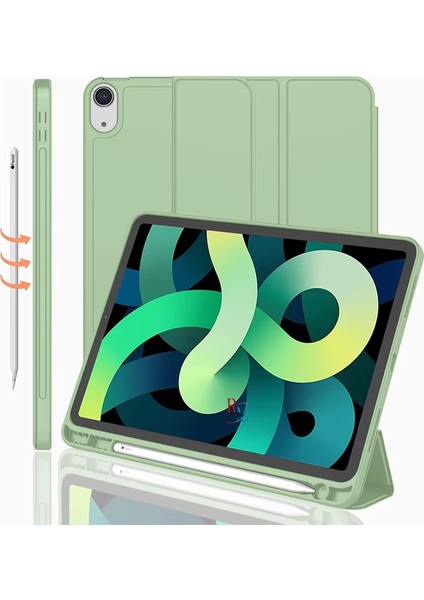 Ipad Air 4. 5. 6. Nesil 10.9 Inç Uyumlu Tablet Kılıfı Standlı Uyku Modlu Kalem Bölmeli Akıllı Kılıf