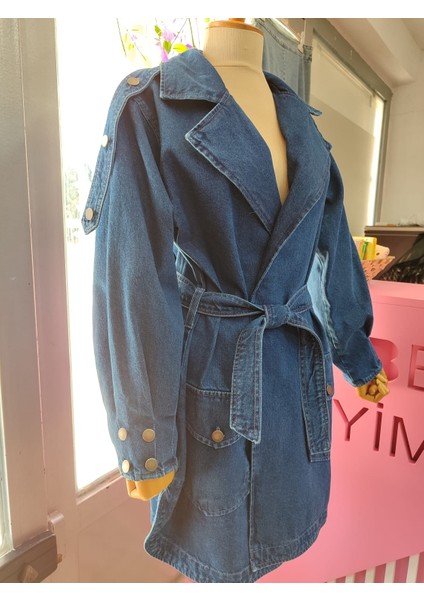 Zımba Düğme Detaylı Kot Ceket fiyatları