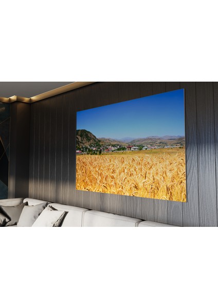 Duvar su Ekin Manzara Temalı Ev Dekorasyon 60 x 40 cm Kanvas Tablo