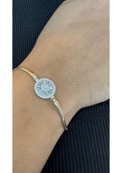 14 Ayar Çağla Bileklik Kolye Takım 13.74 GRAM