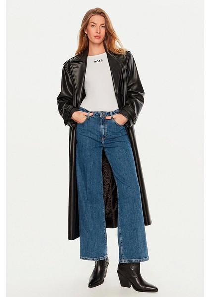 Wıde Leg Kadın Denim Jeans W4BA1AD4NH5-AUMD