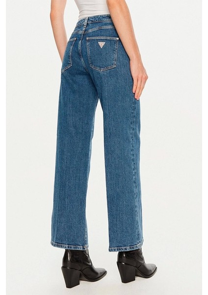 Wıde Leg Kadın Denim Jeans W4BA1AD4NH5-AUMD