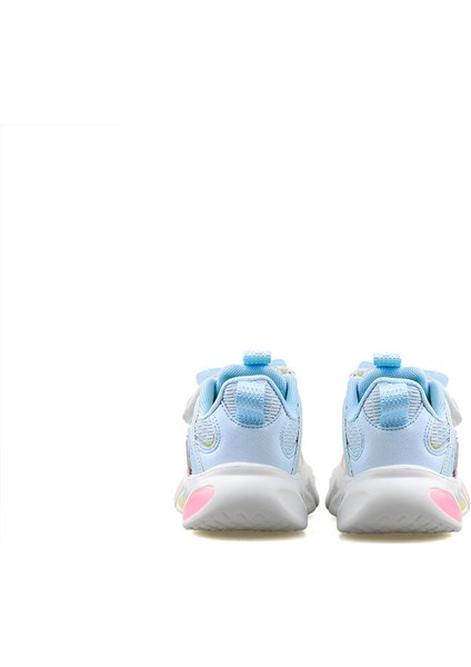 PK24 1830 Pudra Bebe Mavi Çocuk Günlük Işıklı Ayakkabı PK24-1830-PUDRA-BEBE-MAVI Renkli
