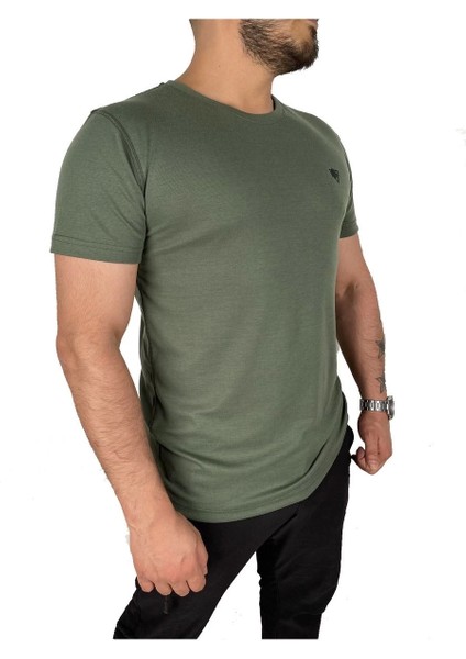 Fur Basic Regular Fit Bisiklet Yaka Tişört Siyah