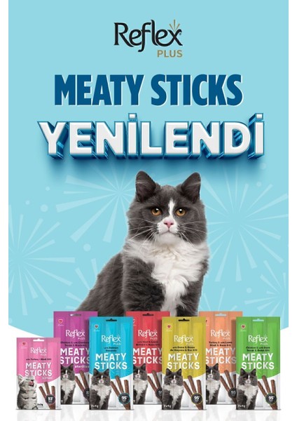 Meaty Sticks Karışık Ödül Maması Seti 3X5GR 6lı Paket fiyatları