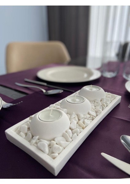3'lü Tabaklı Mumluk Set,dekoratif Obje ve Biblo,dekoratif Mumluk,hediyelik Eşya,tealight Mumluk,mumluk indirimleri