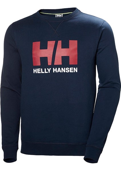 Hh Hh Logo Crew Sweat Lacivert Erkek Sweatshirt 34000-597