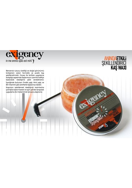 Exigency Anında Etkili Şekillendirici Kaş Waxı – 50ML. fırsatları