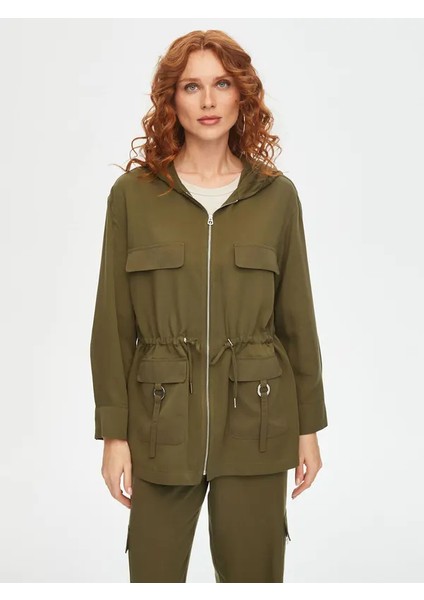 Relax Liyoselli Metal Aksesuarlı Overshırt Tunik 69784 fiyatları