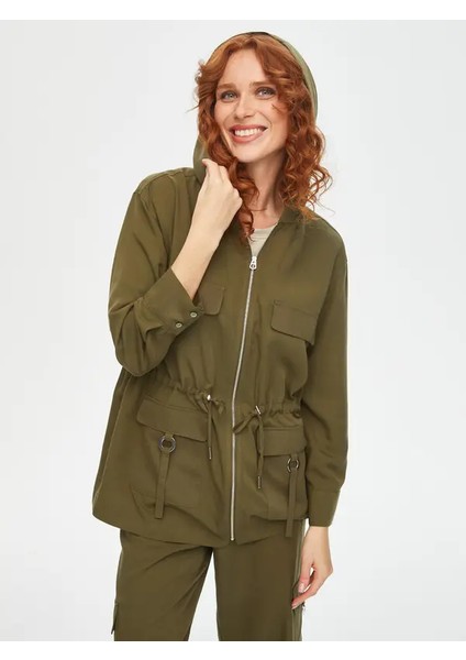 Relax Liyoselli Metal Aksesuarlı Overshırt Tunik 69784 modelleri