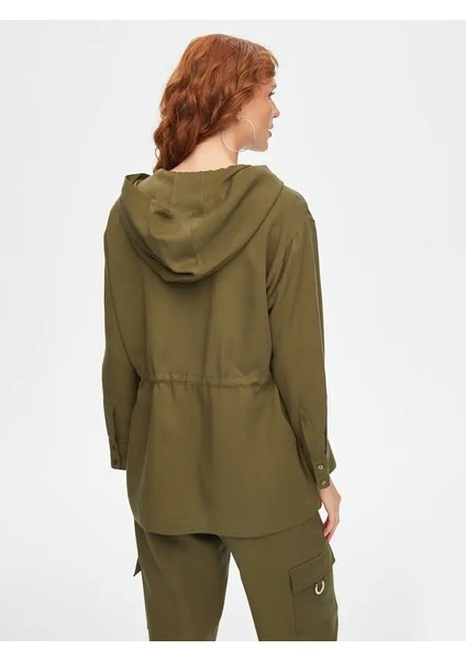 Relax Liyoselli Metal Aksesuarlı Overshırt Tunik 69784 fırsatları