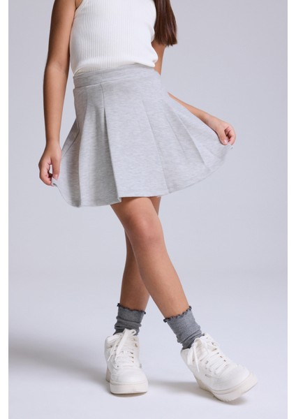 (Kids Girl) Pileli Mini Etek