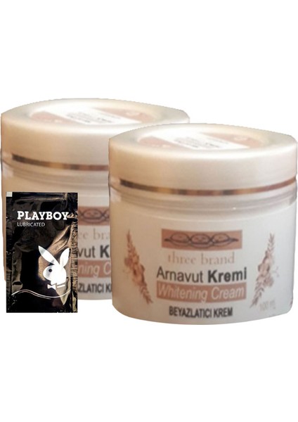 Arnavut Kremi 2'li Adet Whitens Cream Whitens Kremi 100 ml + 1 Adet Jel Hediye