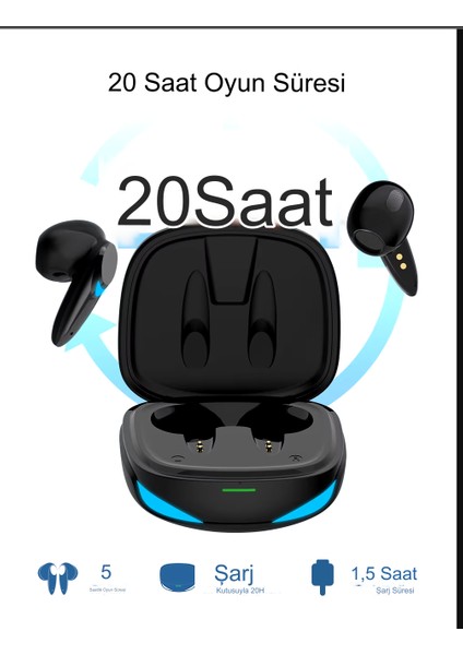 G10 Bt 5.2 Düşük Gecikmeli Kablosuz Dokunmatik Su Geçirmez Gaming Bluetooth Oyuncu Kulaklığı fiyatları
