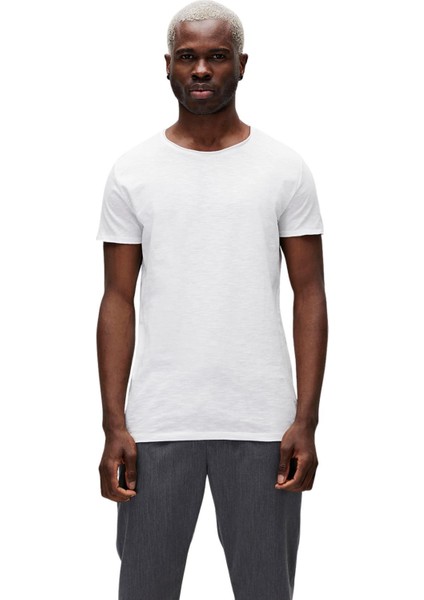 O-Neck T-Shırt Beyaz Erkek T-Shirt 18.01.07.011-C04