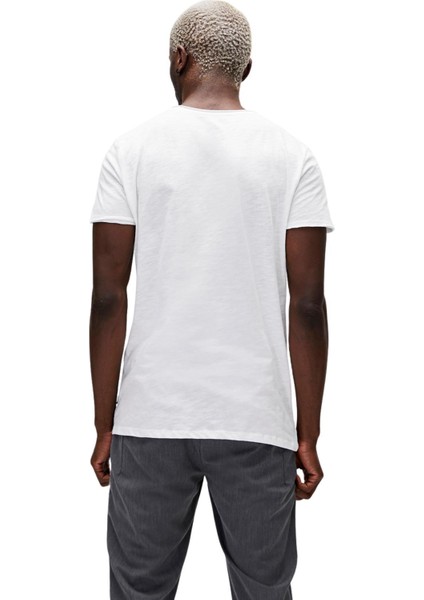 O-Neck T-Shırt Beyaz Erkek T-Shirt 18.01.07.011-C04