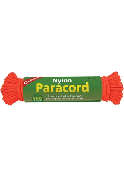 Coghlans 15.25 Metre Paracord İp Turuncu