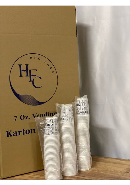 Karton Bardak 7oz 50'li