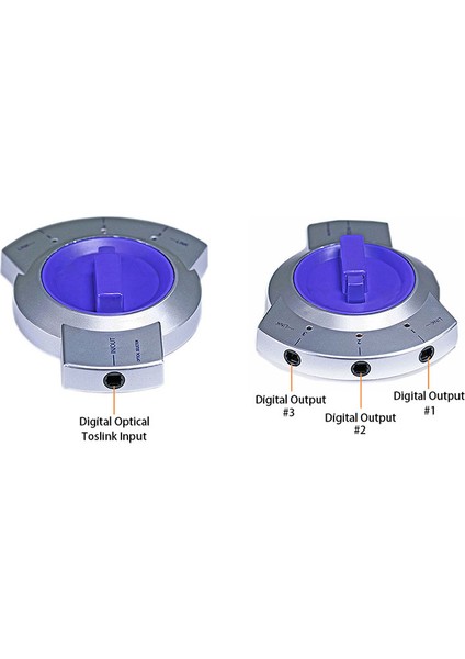 TTAF Toslink Manuel Switch 3 in 1 Out (91018)