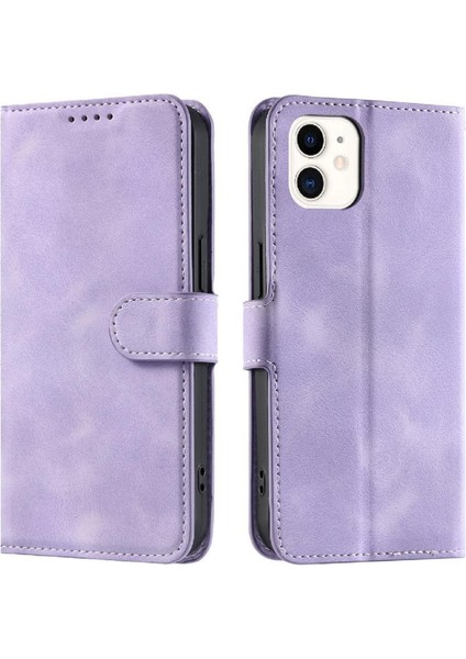 IPhone 11 Için Flip Case Cüzdan Kart Yuvaları Manyetik Bilek Kayışı Pu Deri (Yurt Dışından)