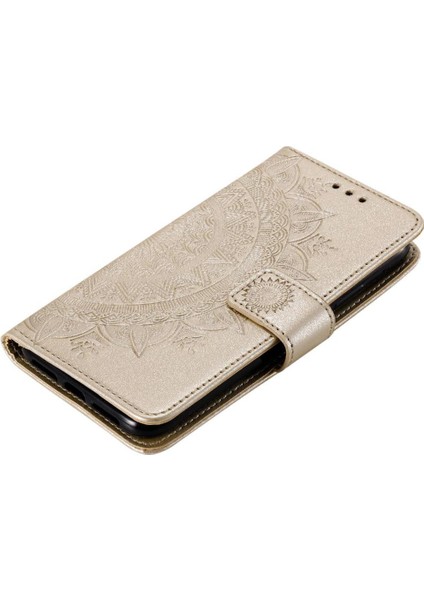 Xiaomi Poco M6 4g Için Flip Case Pu Deri Kickstand Cüzdan Kılıf Totem (Yurt Dışından)