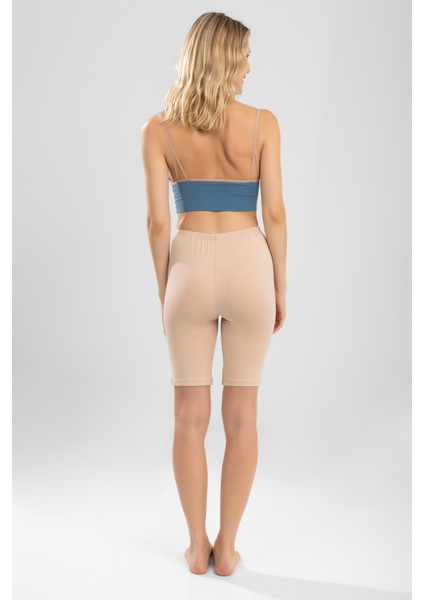 Kadın Yarım Tayt 3'lü Set 8025 Ten Rengi indirimleri