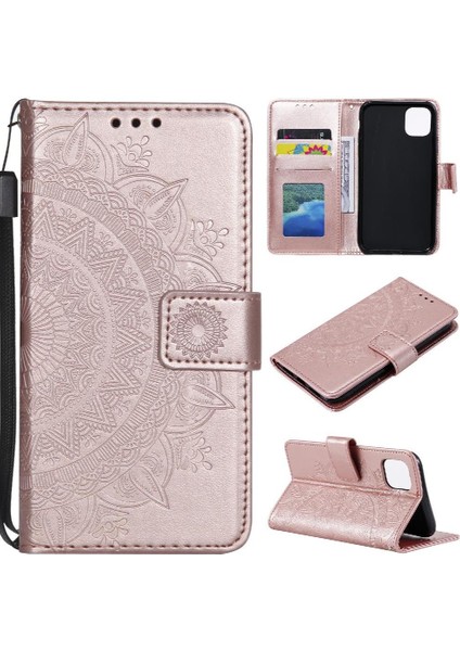 Xiaomi Poco M6 4g Için Flip Case Pu Deri Kickstand Cüzdan Kılıf Totem (Yurt Dışından)