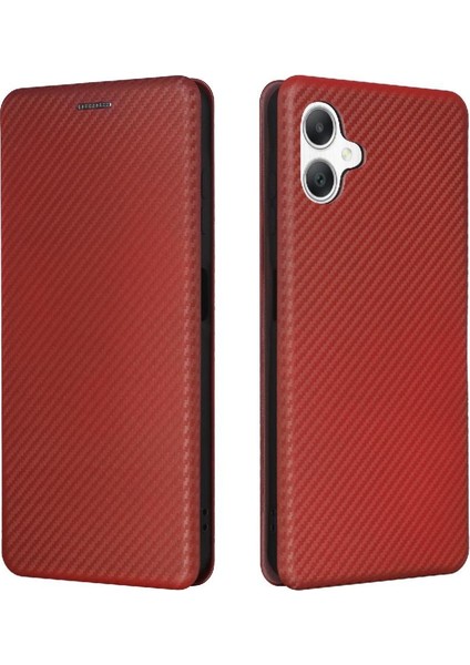 Samsung Galaxy A06 Deri Folio Flip Case Tam Koruma Için Flip Case (Yurt Dışından)