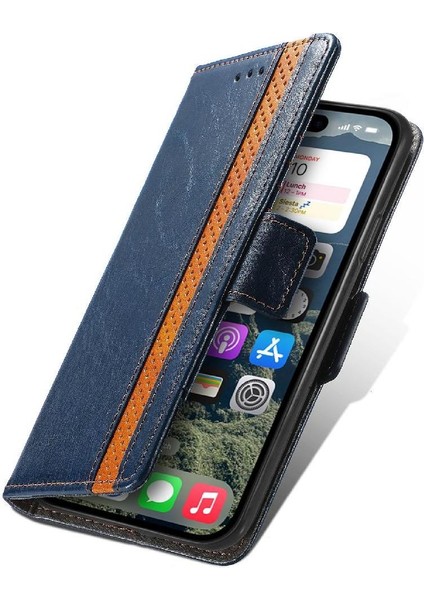 IPhone 16 Ekleme Cüzdan Çok Renkli Iş Çoklu Kart Yuvası (Yurt Dışından)