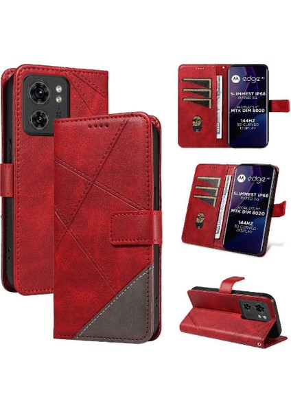 Motorola Kenar 40 5g Deri Telefon Koruma Kılıfı ve Kart Için Flip Case (Yurt Dışından) indirimleri