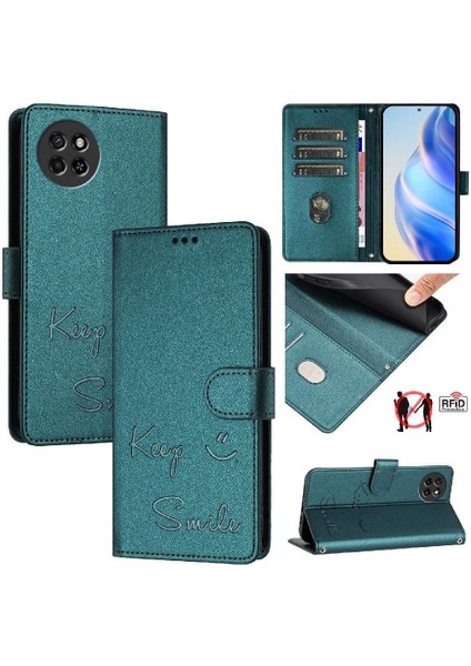 Itel S23 Kart Tutucu Cüzdan Rfıd Engelleme Için Kılıf Pu Deri Kapak Çevirin (Yurt Dışından)
