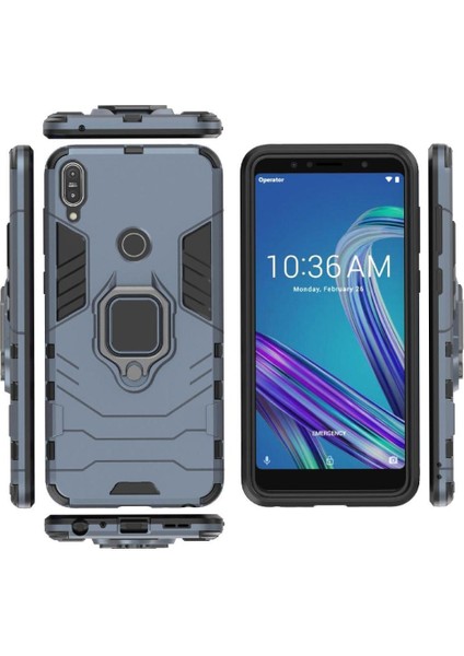 Halka Araba Dağı Kickstand Kılıf Asus Zenfone Max Pro M1 ZB601KL ZB602K (Yurt Dışından)