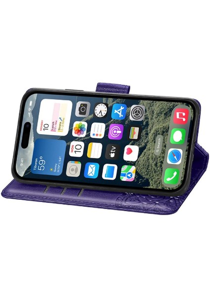 Iphone 16 Için Kılıf Artı Iş Kelebek Cüzdan Çok Renkli Kanat (Yurt Dışından)